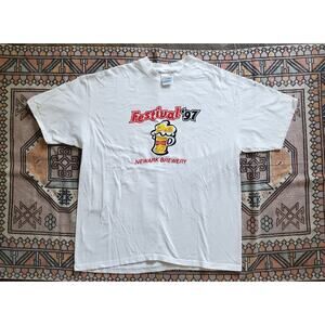 Newark Brewery Festival Budweiser 1997 Vintage Shirt XL